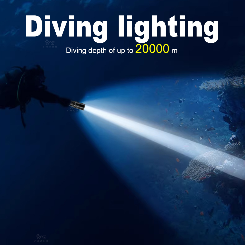 ไฟฉายดำน้ำ 20000M ไฟ LED ดำน้ำ - Underwater Flashlight บทวิจารณ์และราคา