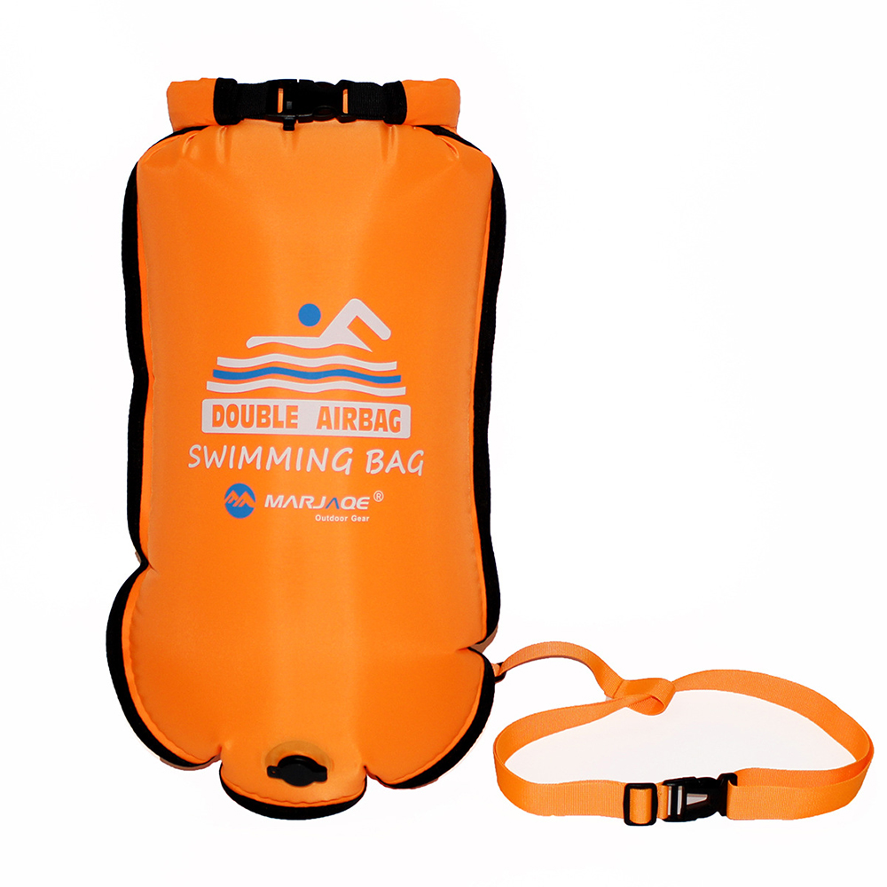 ทุ่นว่ายน้ำพีวีซีแบบเป่าลมได้ก - Swim Buoy Open Water บทวิจารณ์และราคา
