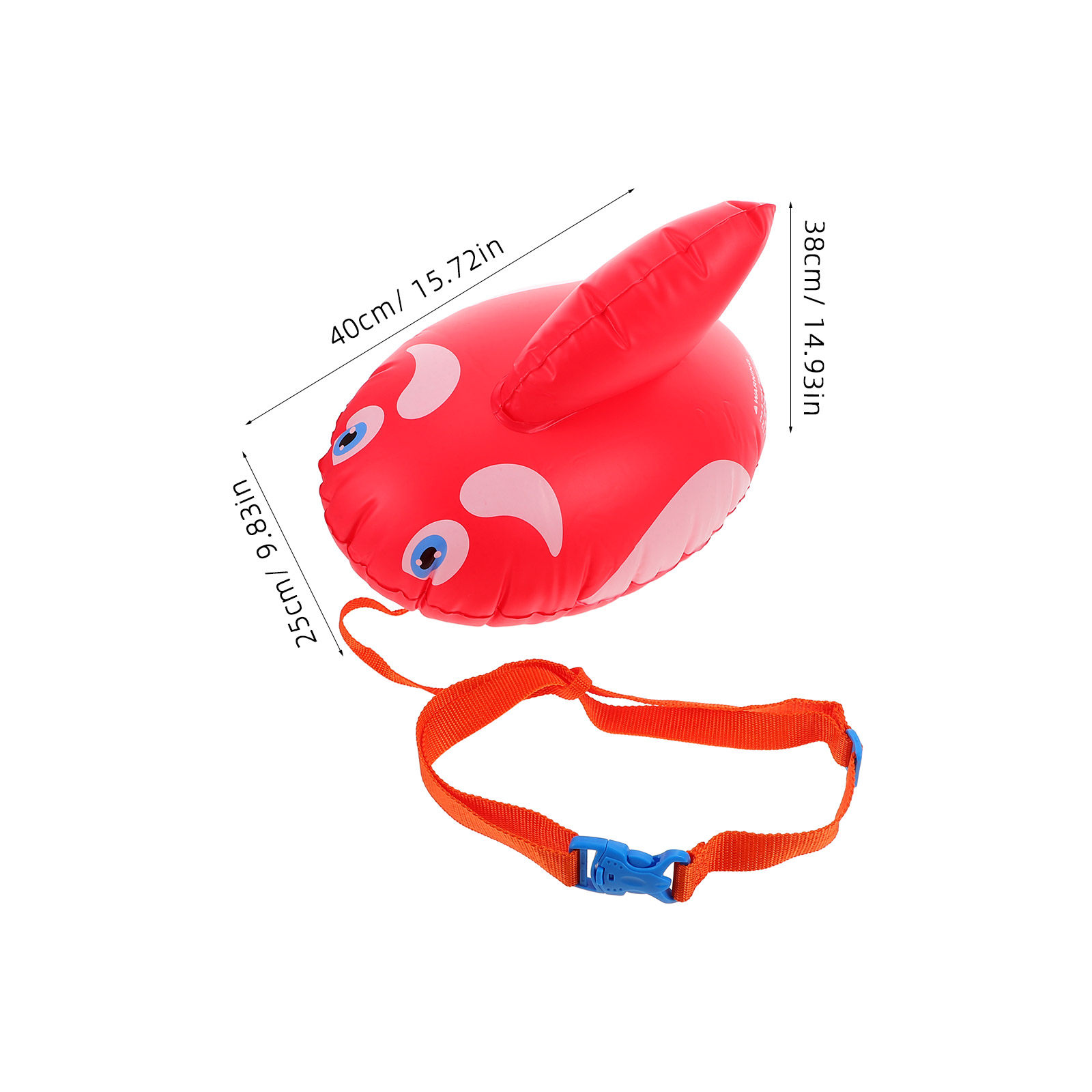 ทุ่นว่ายน้ำแบบพองลม สายรัดเอวป - Swim Buoy Open Water บทวิจารณ์และราคา
